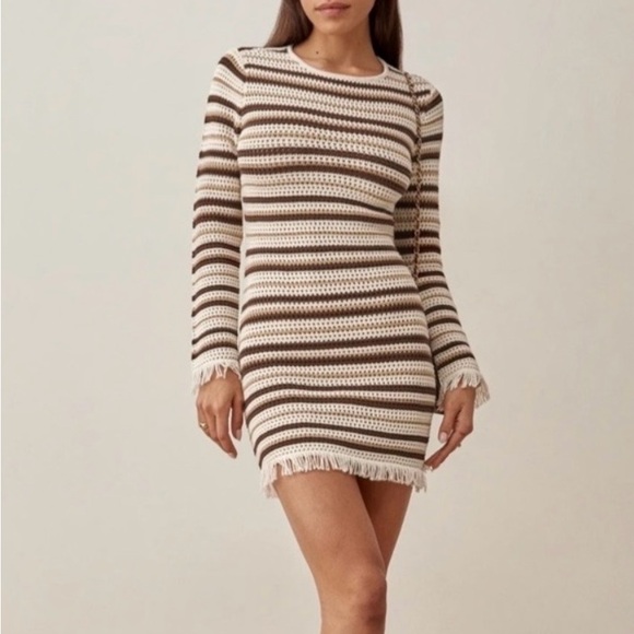 Reformation Dresses & Skirts - Reformation Pesca Open Knit Dress